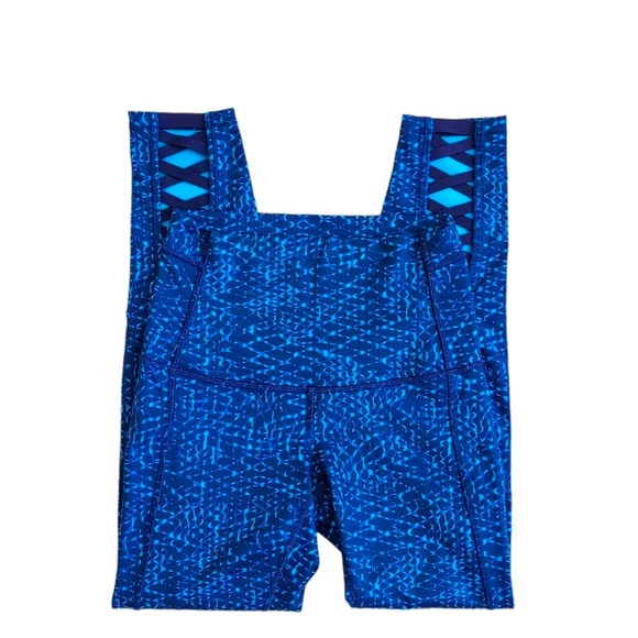 Lululemon Pure Practice High Waisted leggings 
7/8 Size 4 blue EUC - Picture 6 of 7